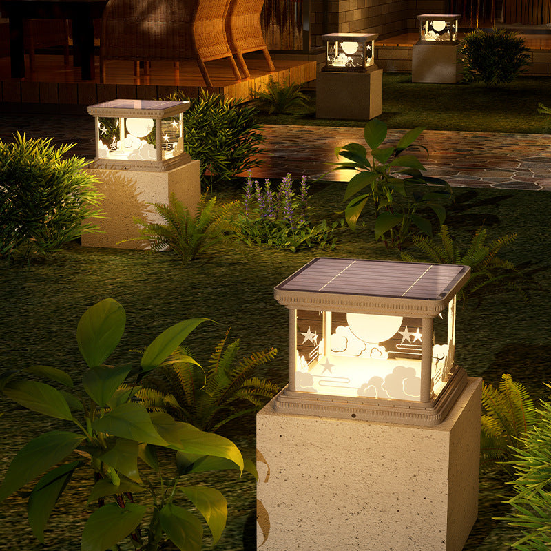 Modern Square Aluminum Acrylic LED Landscape Light