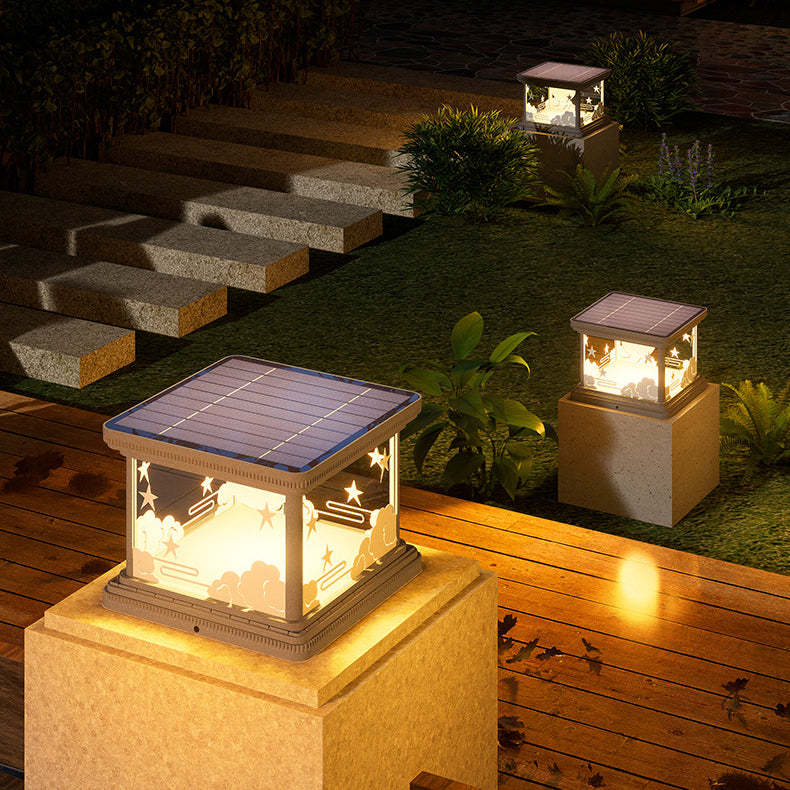Modern Square Aluminum Acrylic LED Landscape Light