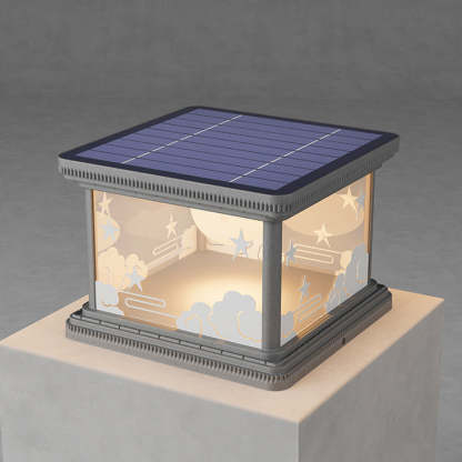 Modern Square Aluminum Acrylic LED Landscape Light