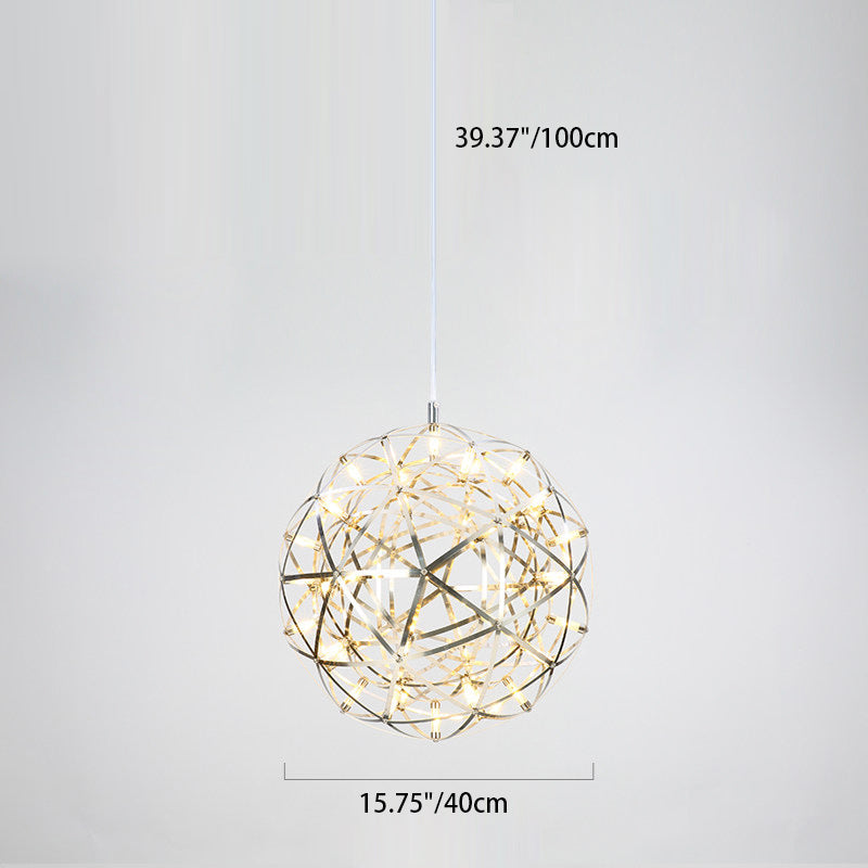 Nordic Dandelion Stainless Steel LED Pendant