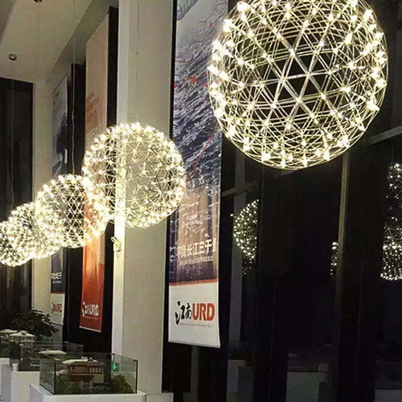 Nordic Dandelion Stainless Steel LED Pendant