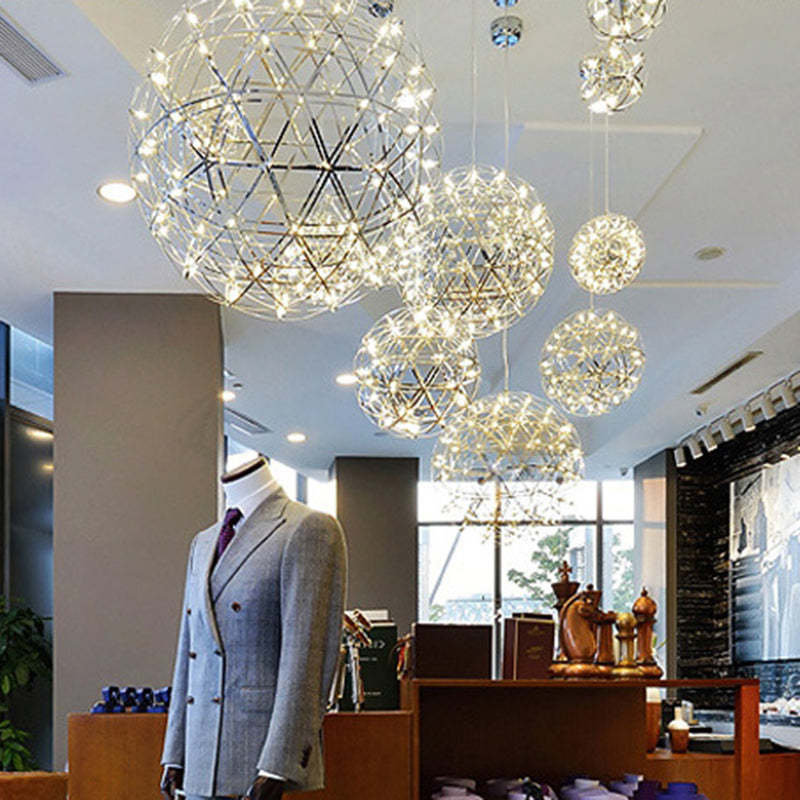 Nordic Dandelion Stainless Steel LED Pendant