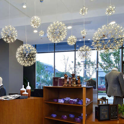 Nordic Dandelion Stainless Steel LED Pendant