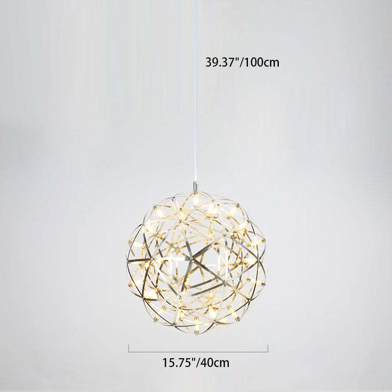 Nordic Dandelion Stainless Steel LED Pendant