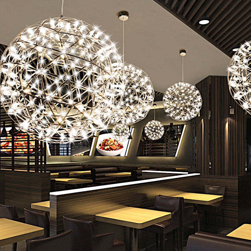 Nordic Dandelion Stainless Steel LED Pendant