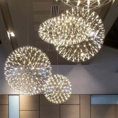 Nordic Dandelion Stainless Steel LED Pendant