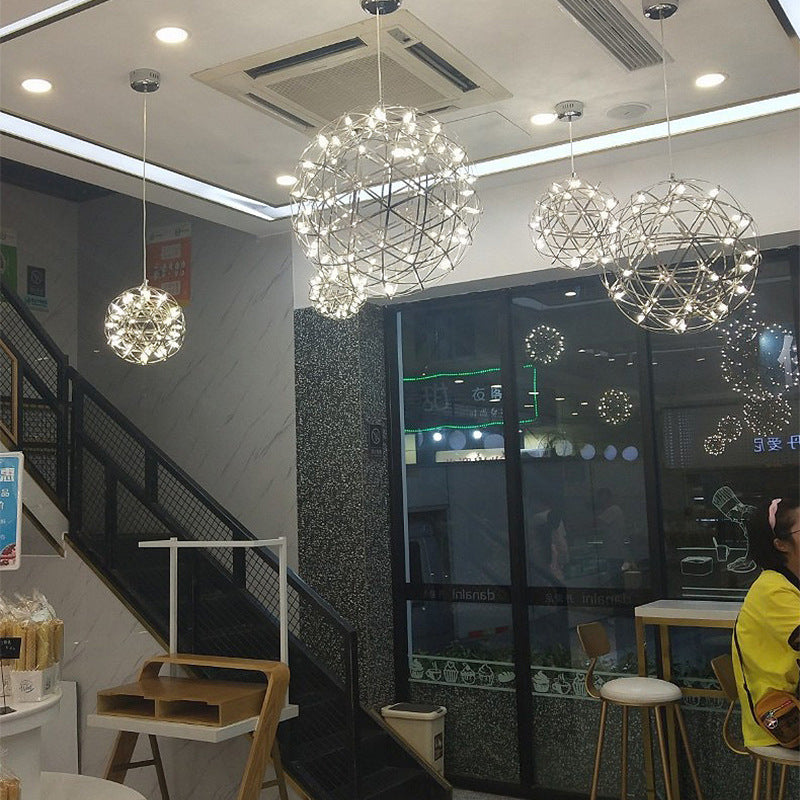 Nordic Dandelion Stainless Steel LED Pendant