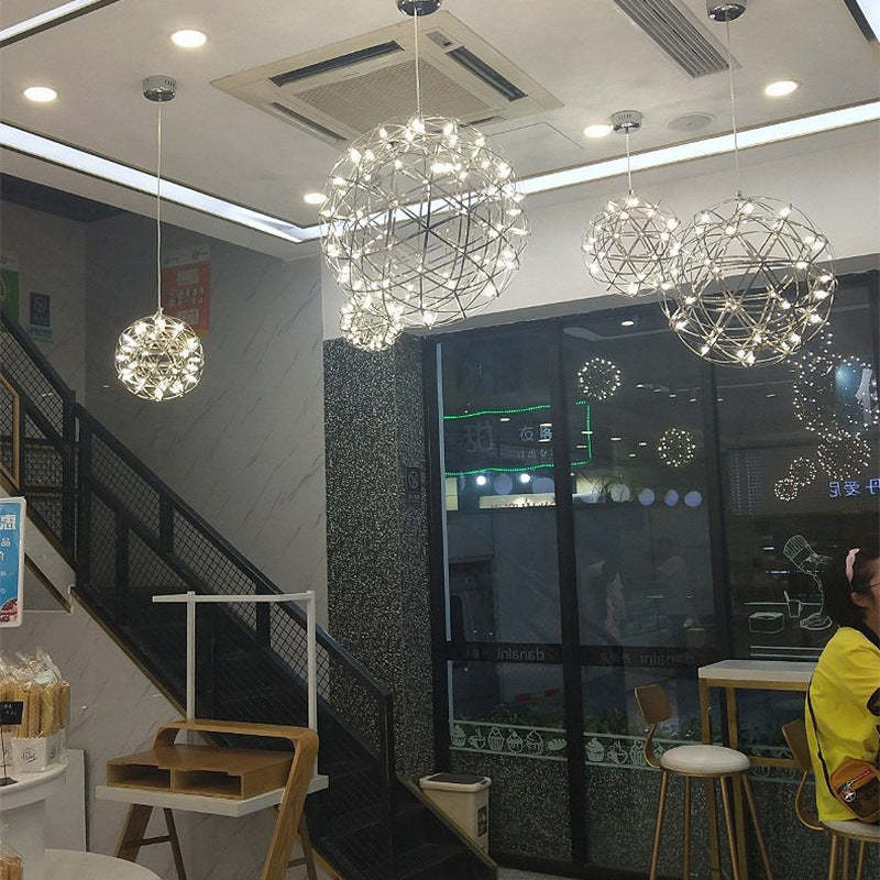 Nordic Dandelion Stainless Steel LED Pendant