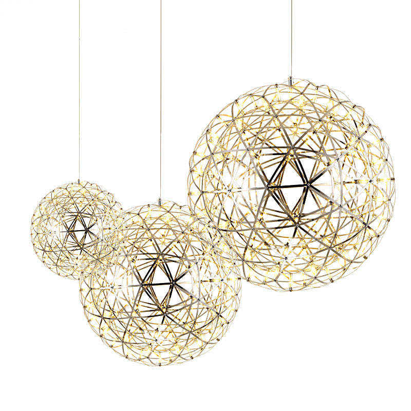 Nordic Dandelion Stainless Steel LED Pendant