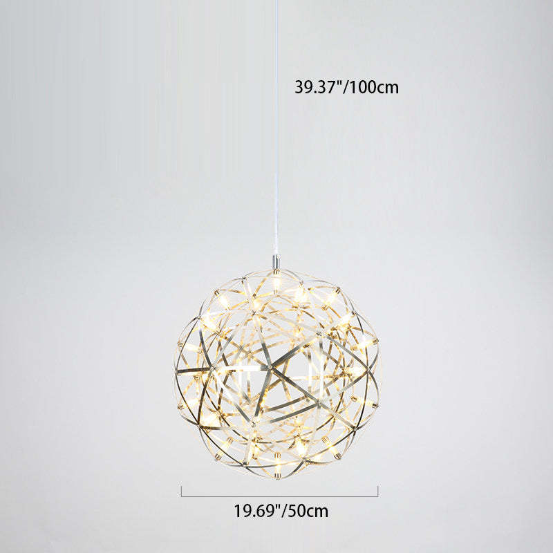 Nordic Dandelion Stainless Steel LED Pendant