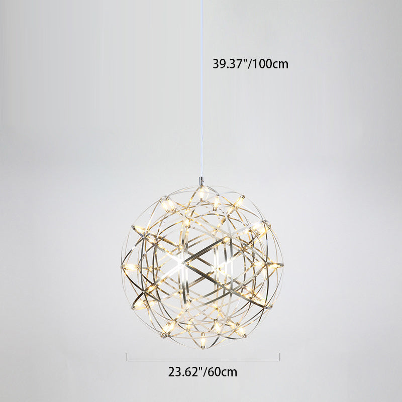Nordic Dandelion Stainless Steel LED Pendant