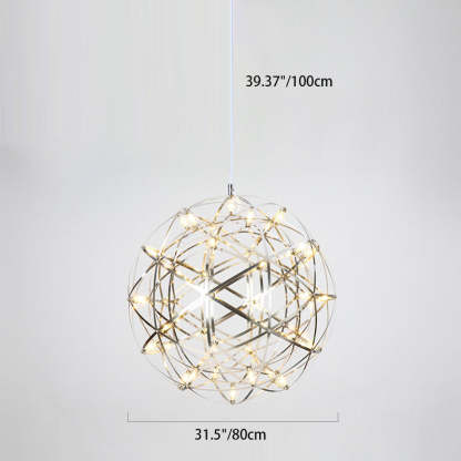 Nordic Dandelion Stainless Steel LED Pendant