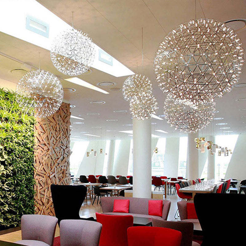 Nordic Dandelion Stainless Steel LED Pendant