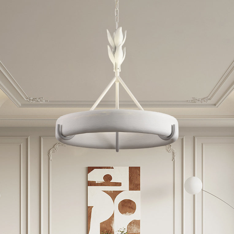 Lighom floral carved metal resin chandeliers for bedroom