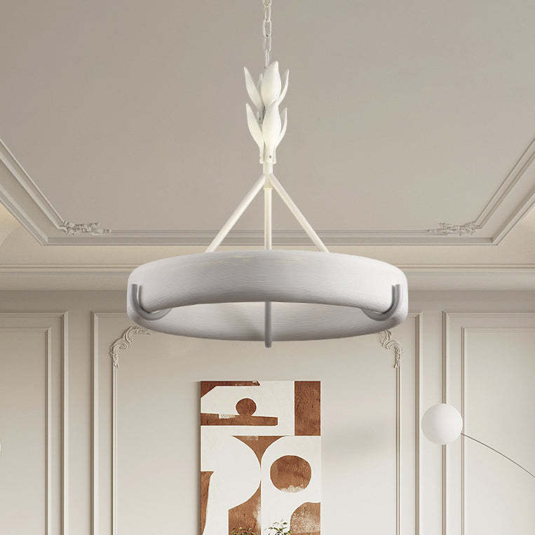 Lighom floral carved metal resin chandeliers for bedroom