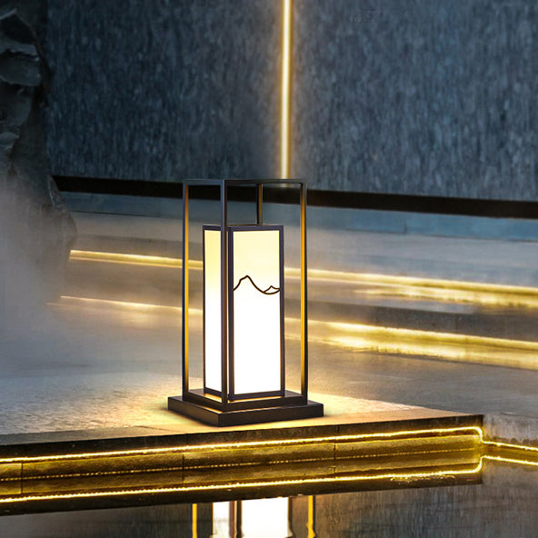 Chinese Solar Stainless Steel Faux Landscape Light