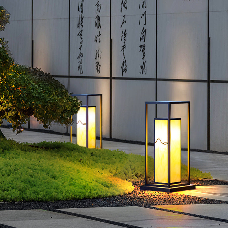 Chinese Solar Stainless Steel Faux Landscape Light