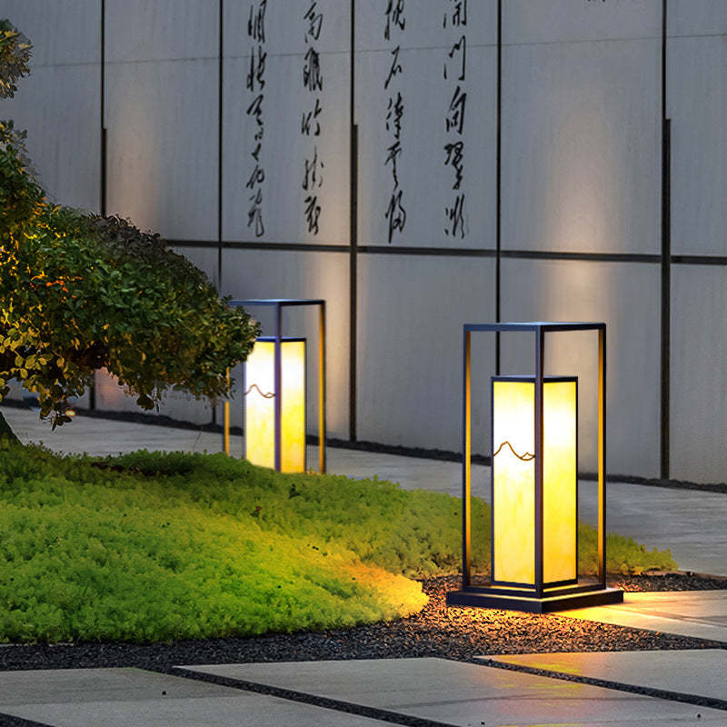 Chinese Solar Stainless Steel Faux Landscape Light
