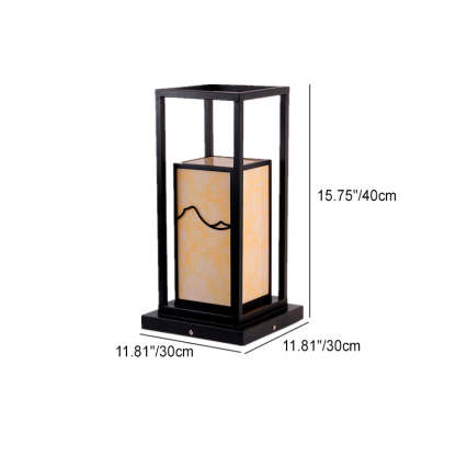 Chinese Solar Stainless Steel Faux Landscape Light