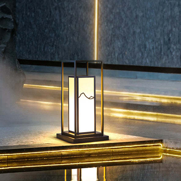 Chinese Solar Stainless Steel Faux Landscape Light