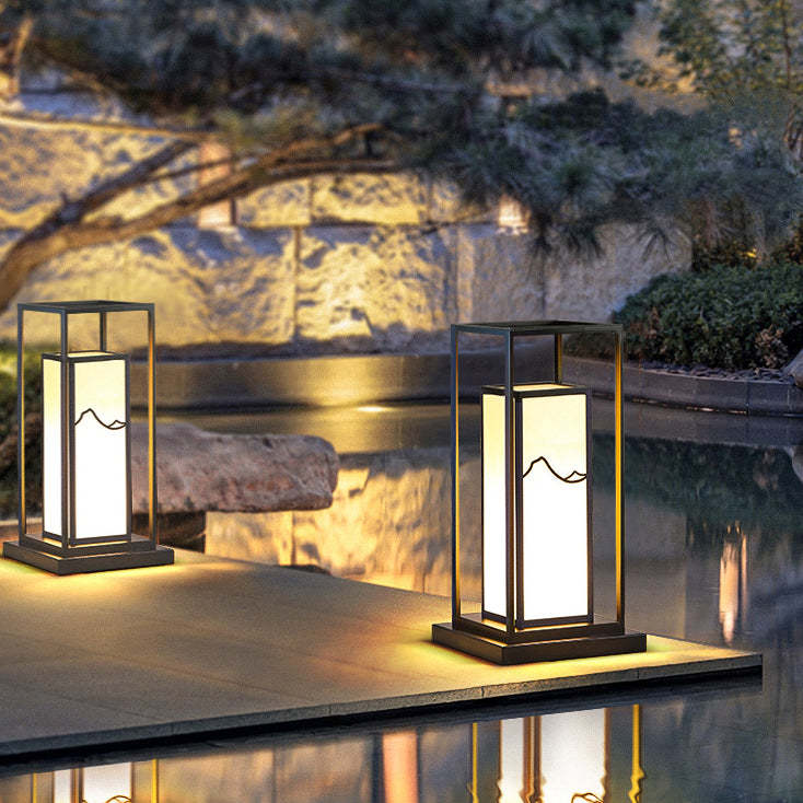 Chinese Solar Stainless Steel Faux Landscape Light