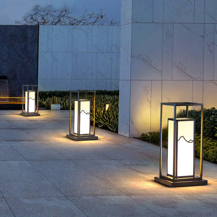 Chinese Solar Stainless Steel Faux Landscape Light