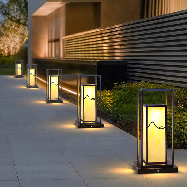 Chinese Solar Stainless Steel Faux Landscape Light