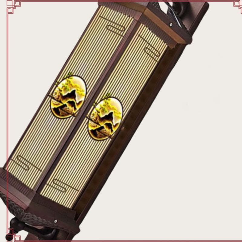 Chinese Solar Aluminum Glass Cylinder LED Wall Sconce — Large - Black / 7 Colors Light / 110V-120V For US/CA