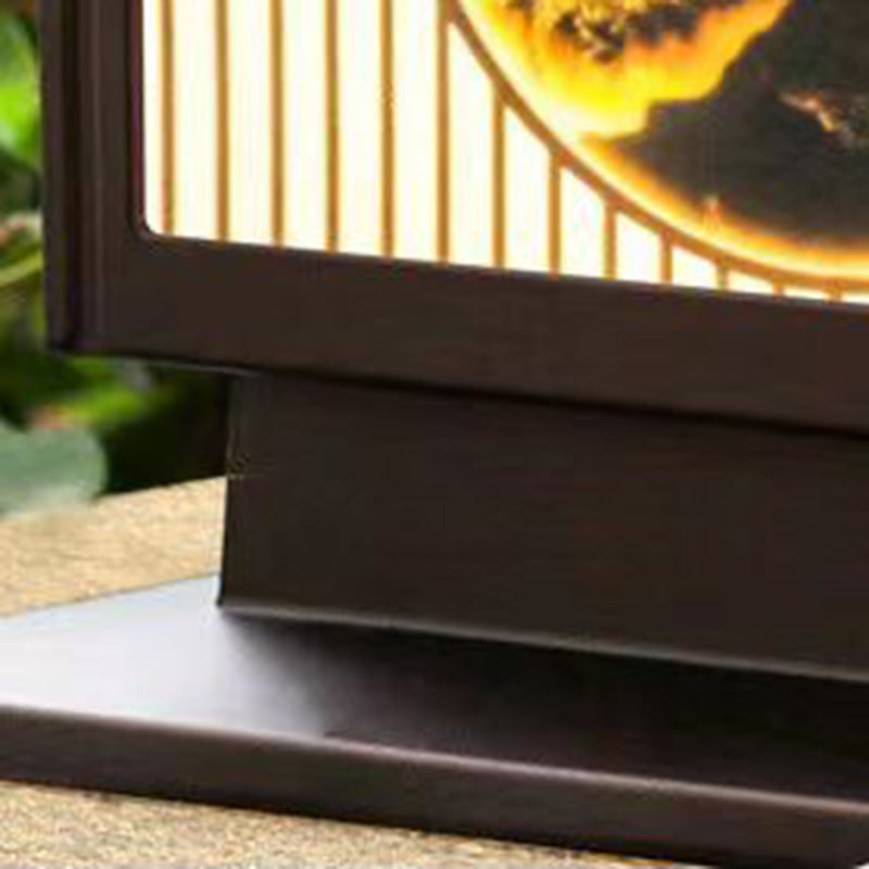 Bronze glass tree landscape lighting - chinese — 15.75" W x 16.14" H / Brown / 110V-120V (US/CA)