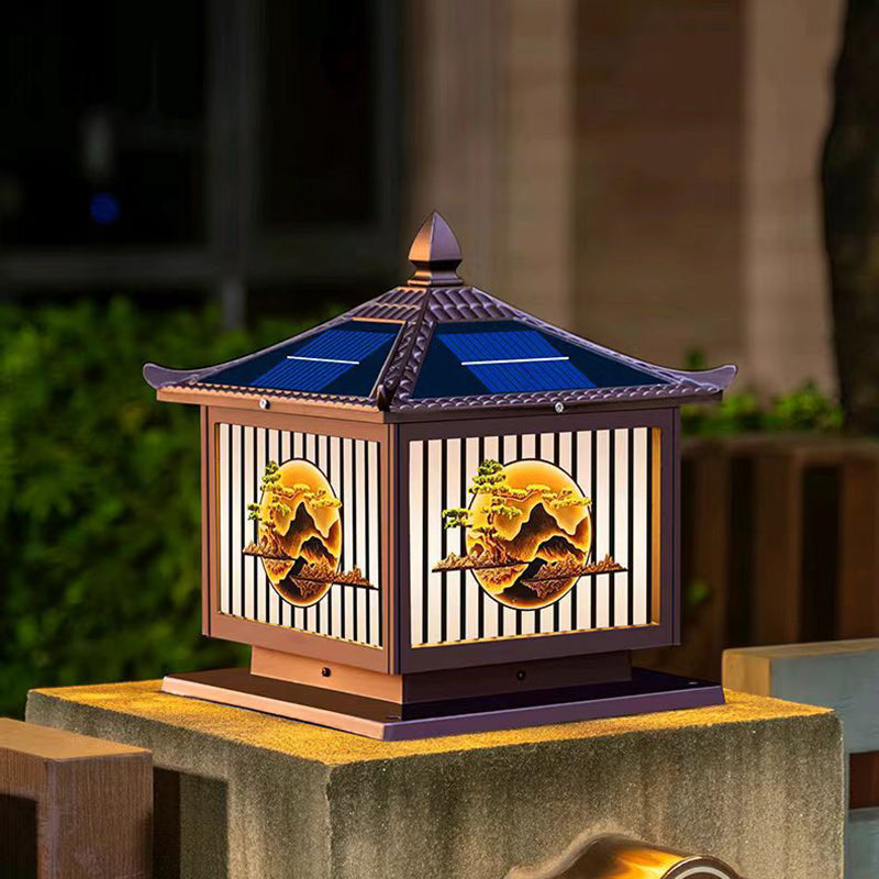 Chinese Solar Aluminum Glass Tree Light