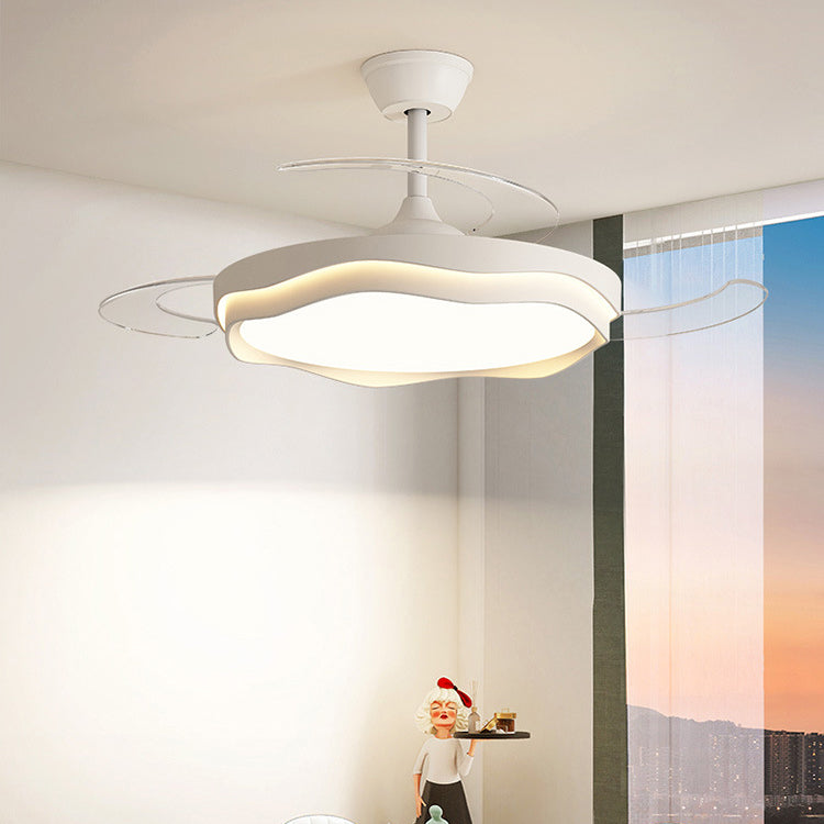 Wave iron ceiling fans for living room — 220V-240V (UK/AU)