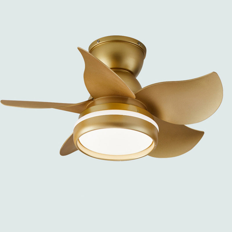 Scandinavian Flower Mount Ceiling Fan Light