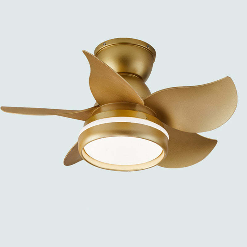 Scandinavian Flower Mount Ceiling Fan Light