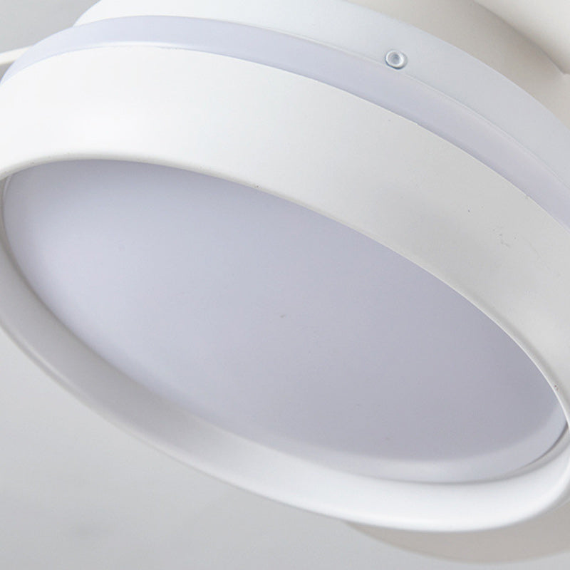 Scandinavian Flower Mount Ceiling Fan Light