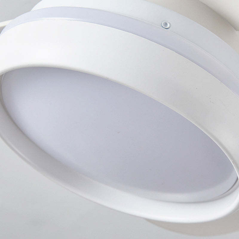 Scandinavian Flower Mount Ceiling Fan Light