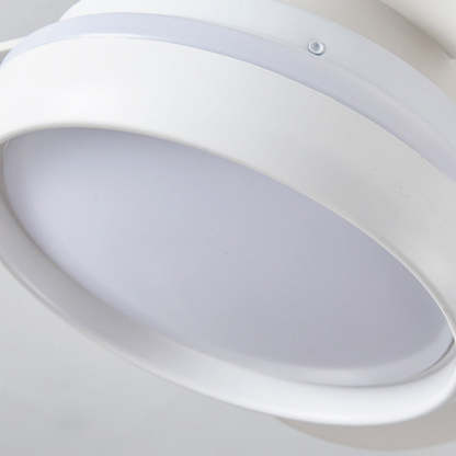 Scandinavian Flower Mount Ceiling Fan Light