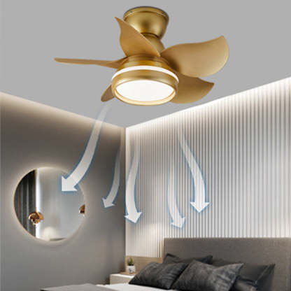 Scandinavian Flower Mount Ceiling Fan Light