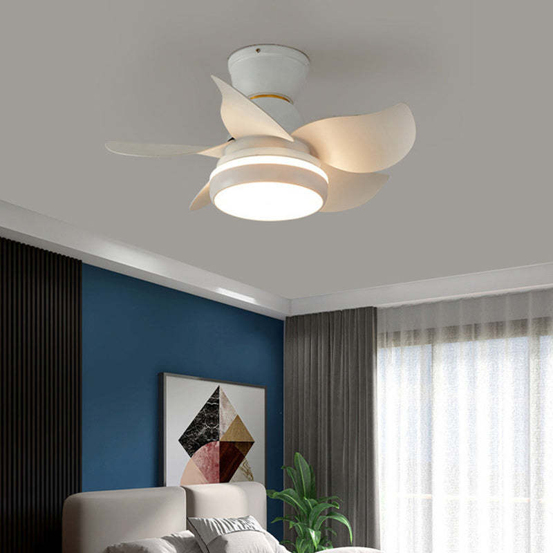 Scandinavian Flower Mount Ceiling Fan Light