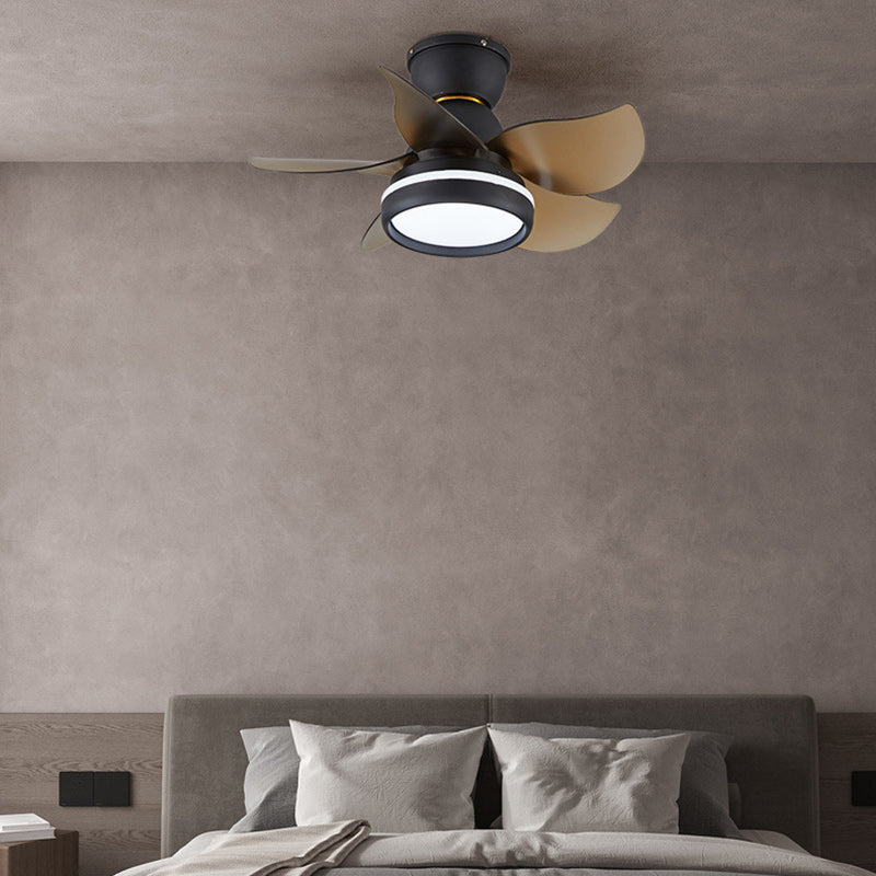 Scandinavian Flower Mount Ceiling Fan Light
