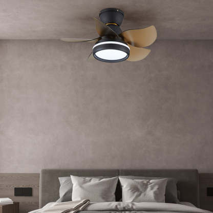 Scandinavian Flower Mount Ceiling Fan Light