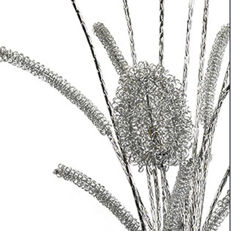 Art Deco Aluminum Wire Woven Vase LED Floor Lamp