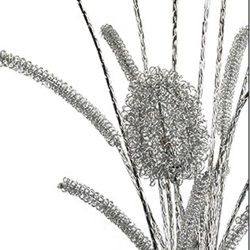 Art Deco Aluminum Wire Woven Vase LED Floor Lamp