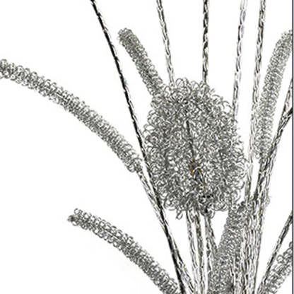 Art Deco Aluminum Wire Woven Vase LED Floor Lamp