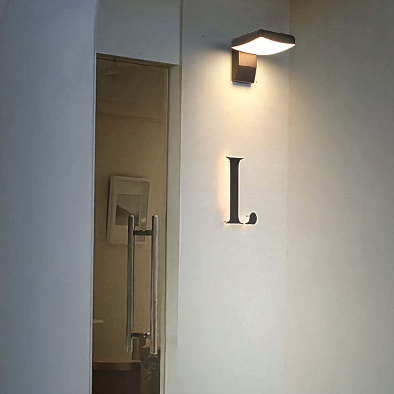 Minimalist Motion Sensor Aluminum Wall Sconce