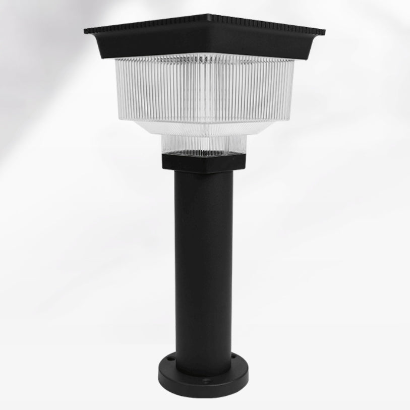Modern Solar Aluminum Pinstripe Landscape Light