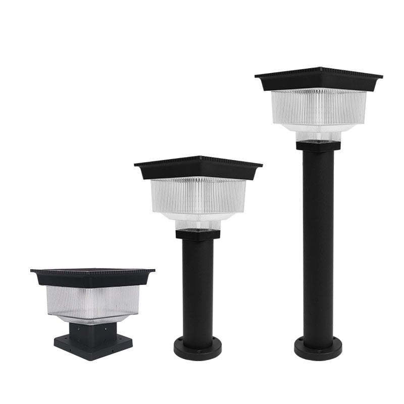 Modern Solar Aluminum Pinstripe Landscape Light