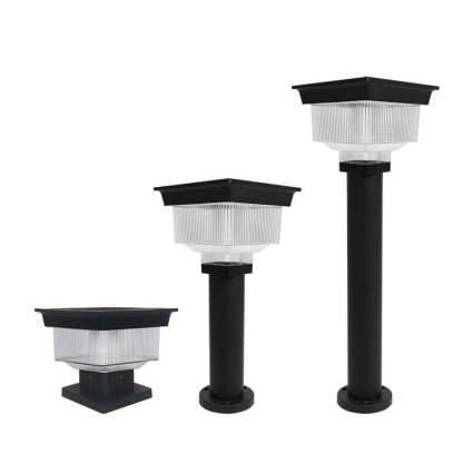 Modern Solar Aluminum Pinstripe Landscape Light