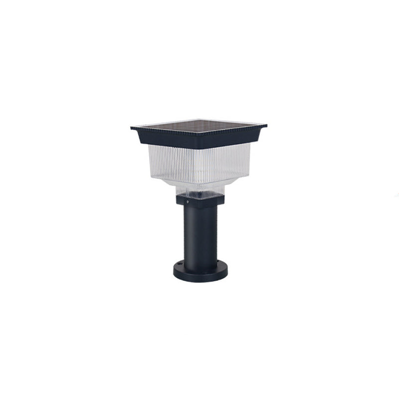Modern Solar Aluminum Pinstripe Landscape Light
