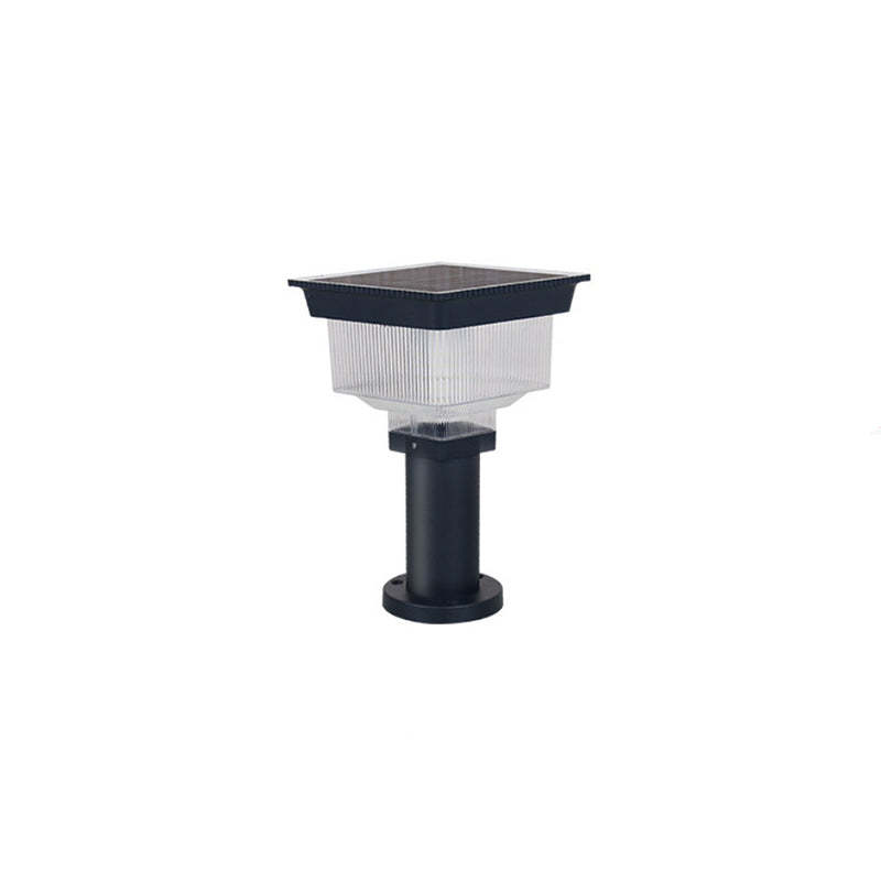 Modern Solar Aluminum Pinstripe Landscape Light