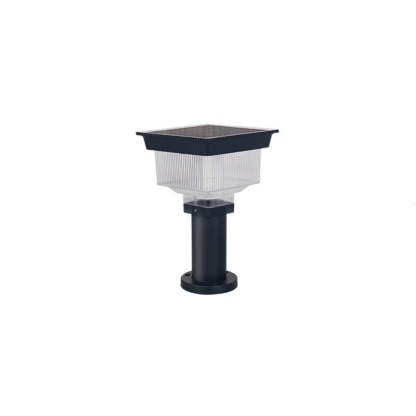 Modern Solar Aluminum Pinstripe Landscape Light